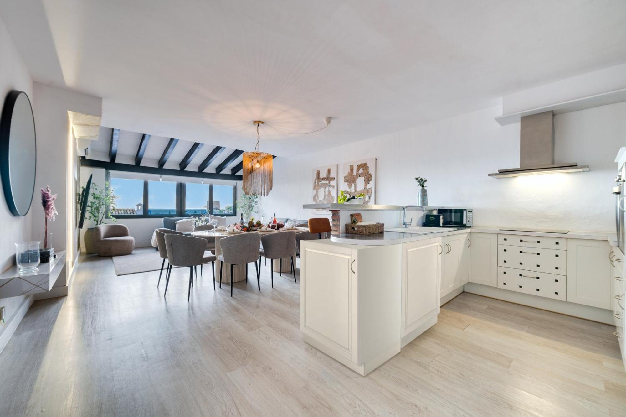 Vacation Marbella I Stylish 5Bdr Penthouse, Sea And Marina View Lägenhet Exteriör bild